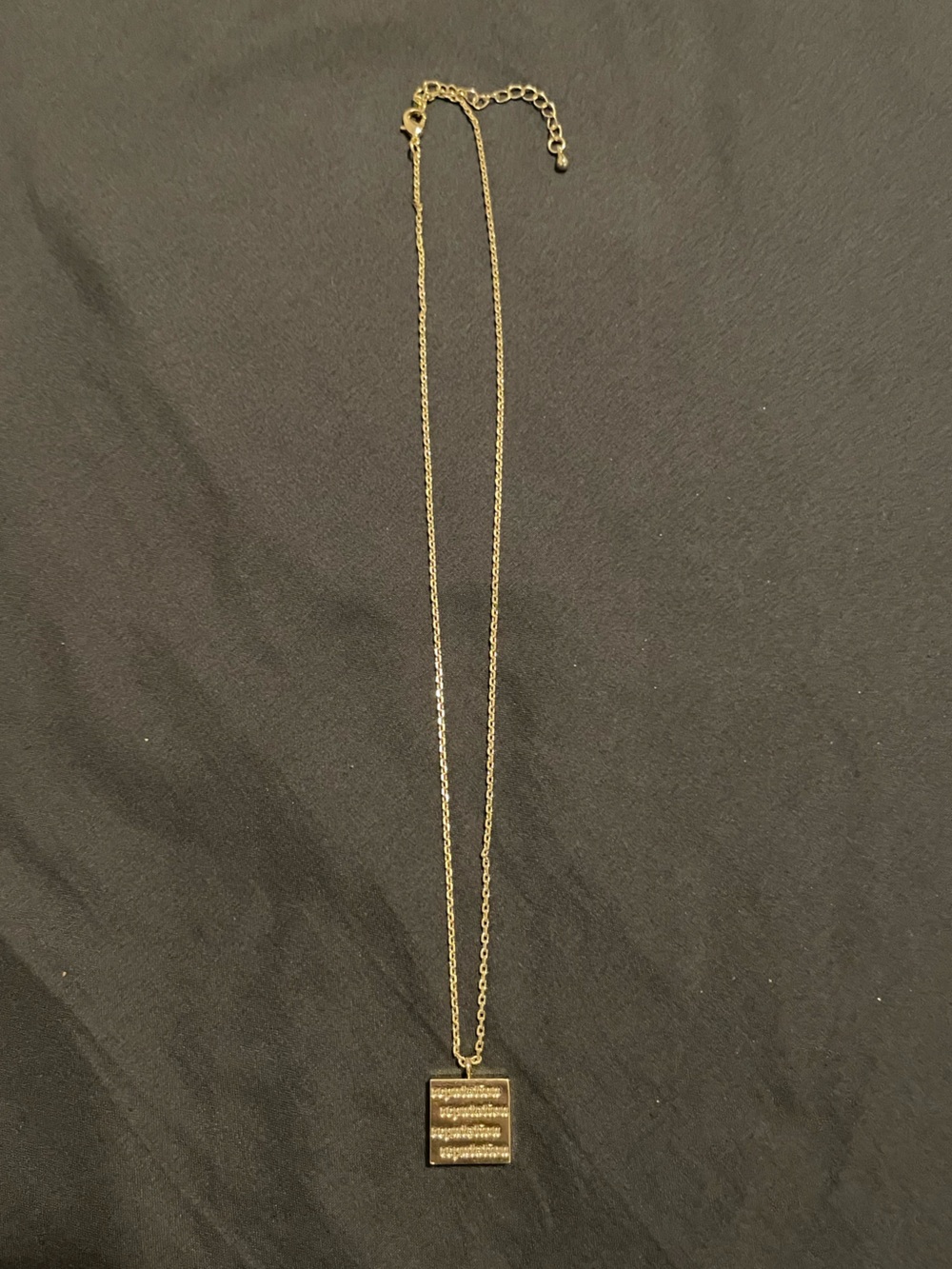 New - 14k gold plated necklace